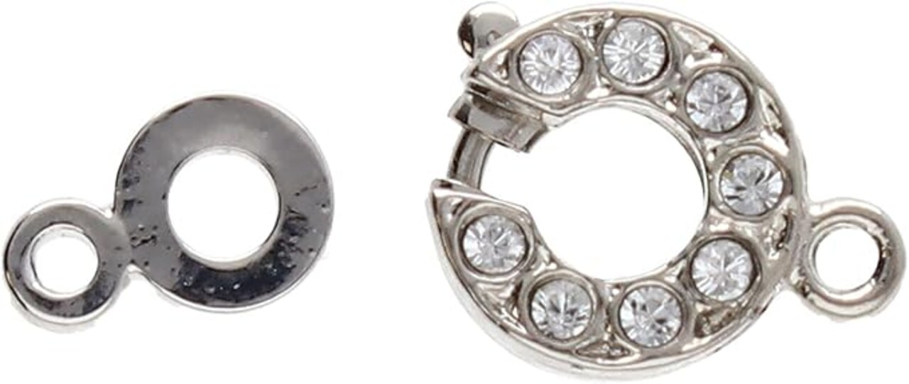 The Beadsmith Push Pull Slide Clasp – Elegant Elements – Strand Designs – Component to Finish or Connect Bracelets, Necklaces and DIY Handmade Jewelry